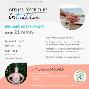 atelier d'écriture intuitive